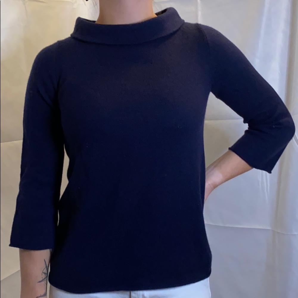 Navy sweater
